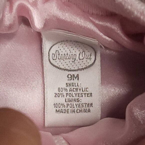 Starting Out Infant Girls Pink Leopard Print Faux Fur Vest 9 Months - Picture 4 of 5